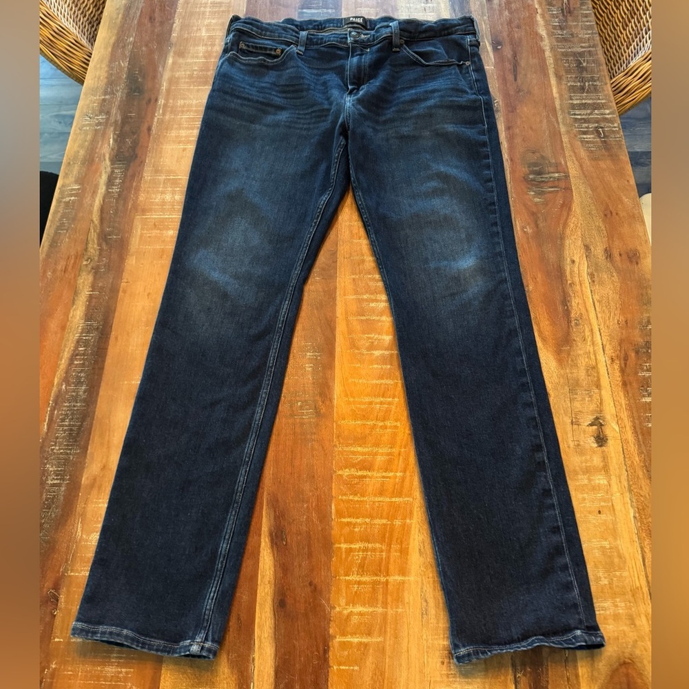 PAIGE Federal Blue Straight-Leg Jeans Classic Style women’s 36